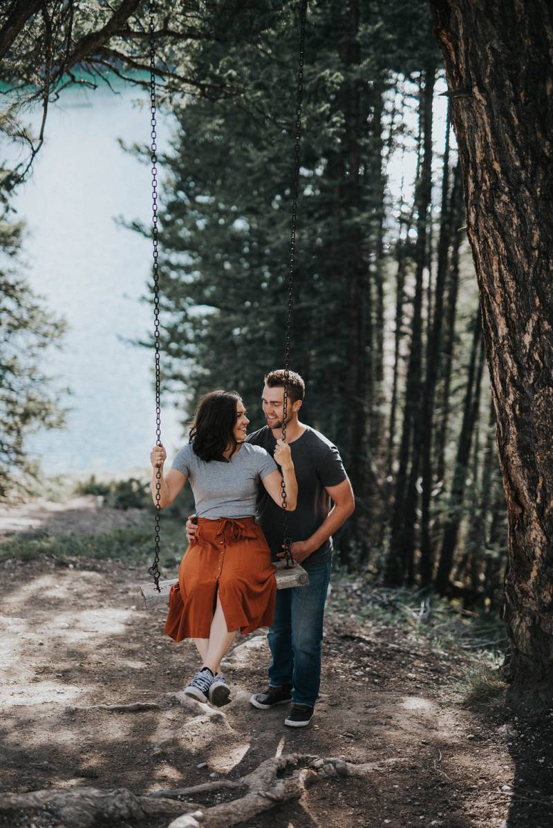 Rocky Mountain Engagement Session from Riana Lisbeth Photography