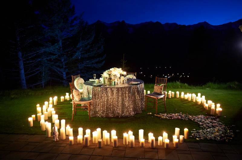 Starry Night Tablescape ~ Perry Thompson Photography ~ Calgary Bride