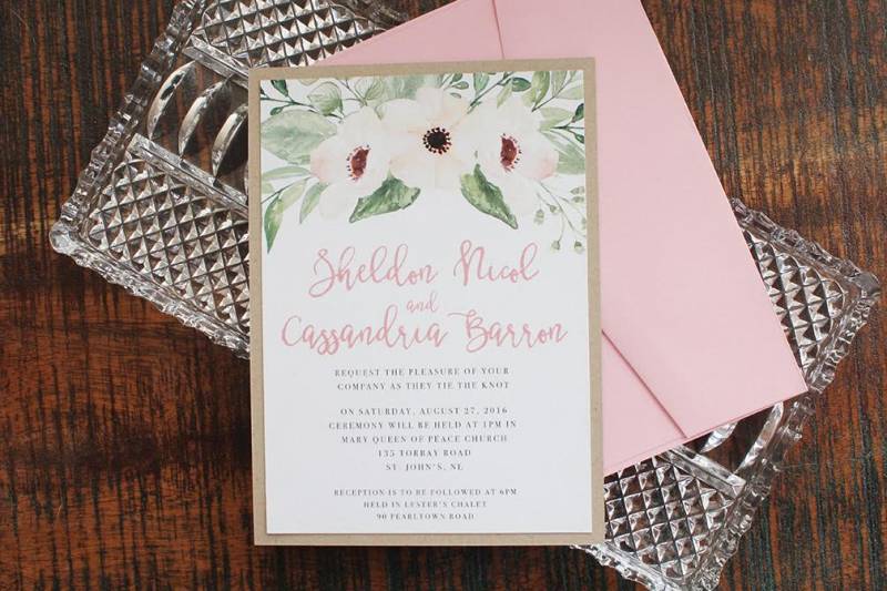 Wedding Stationery from Pink Umbrella Designs