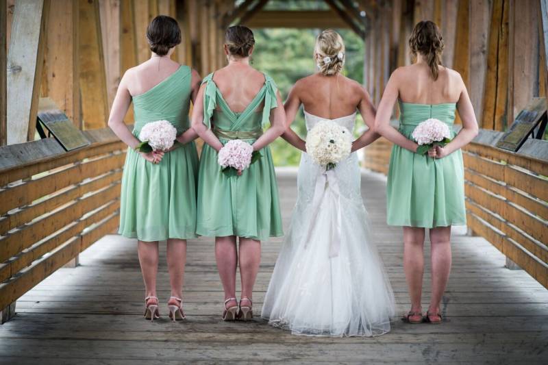 Green Bridesmaids Dresses