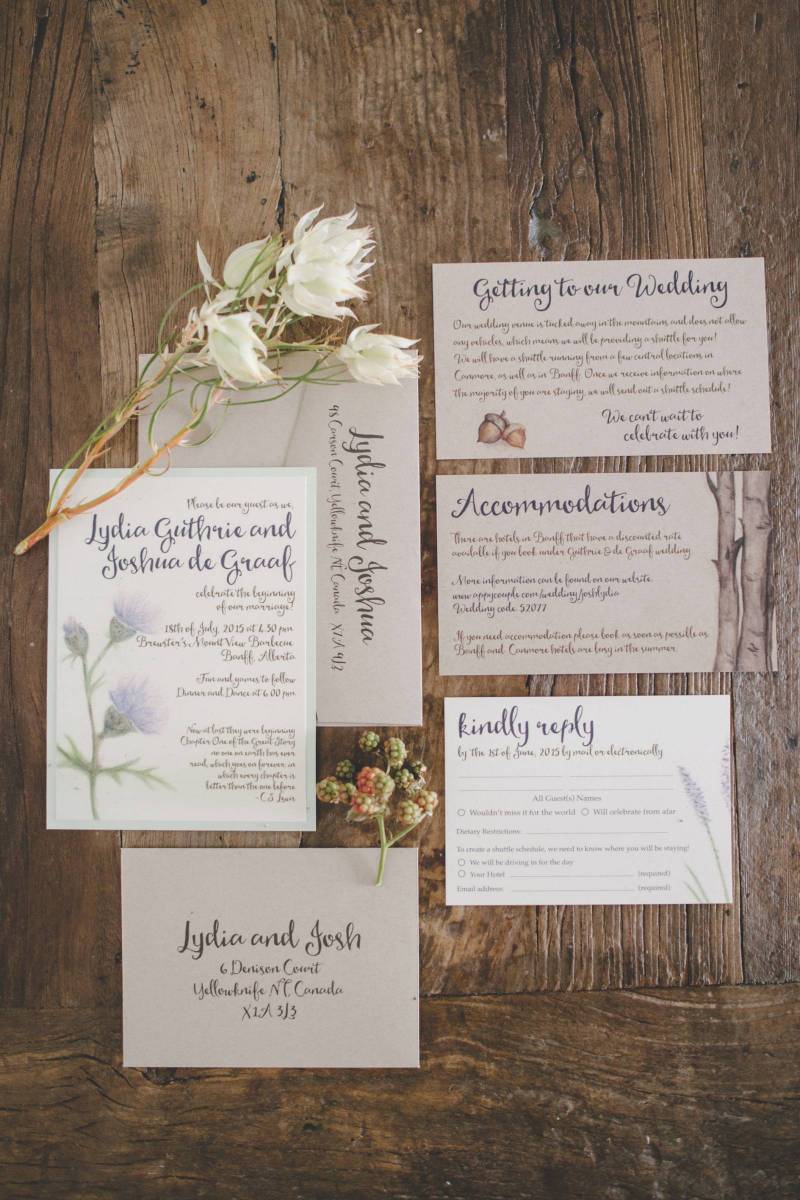 Woodland Wedding Stationery