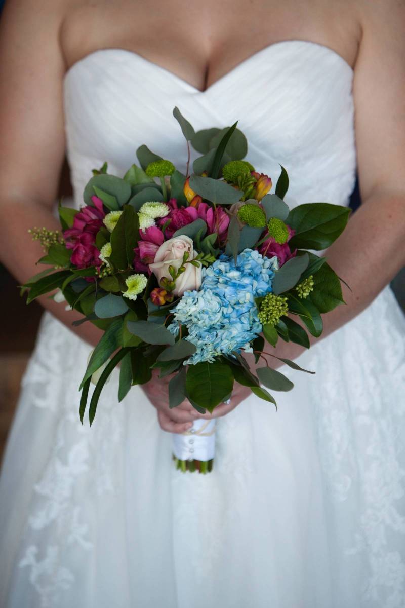Jewel Toned Wedding Bouquet