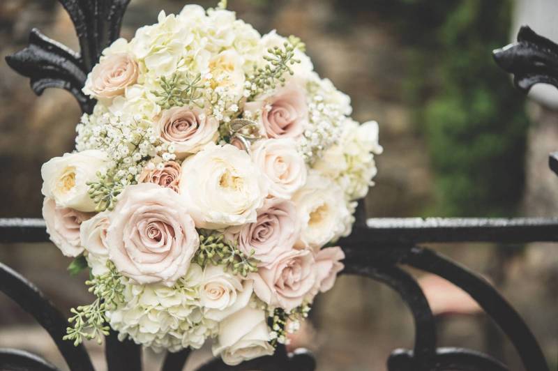 Blush and Ivory Wedding Bouquet